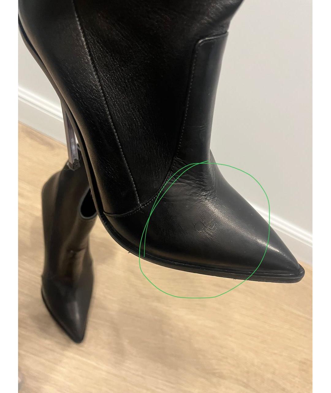 CASADEI Черные кожаные ботильоны, фото 8