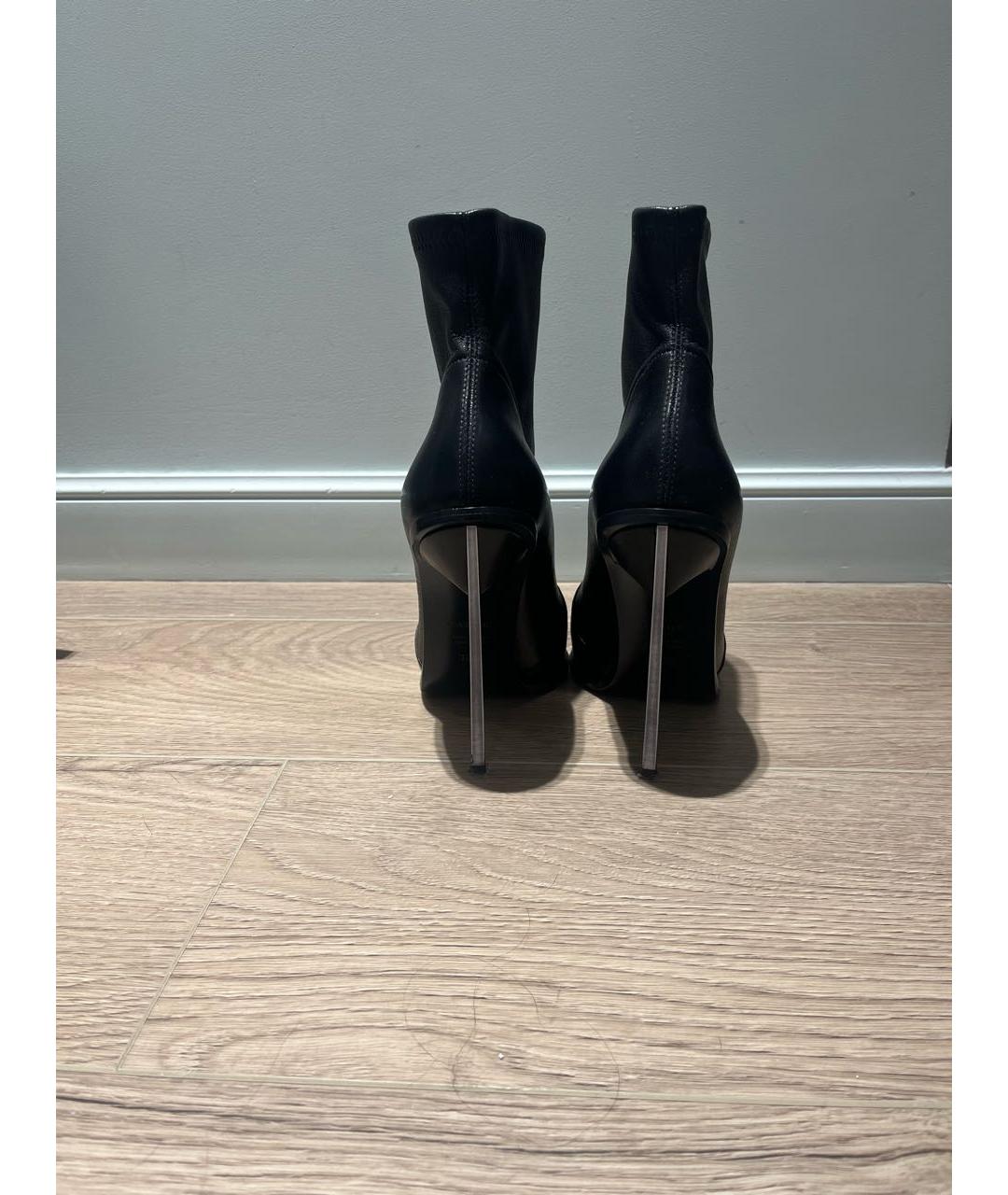CASADEI Черные кожаные ботильоны, фото 4