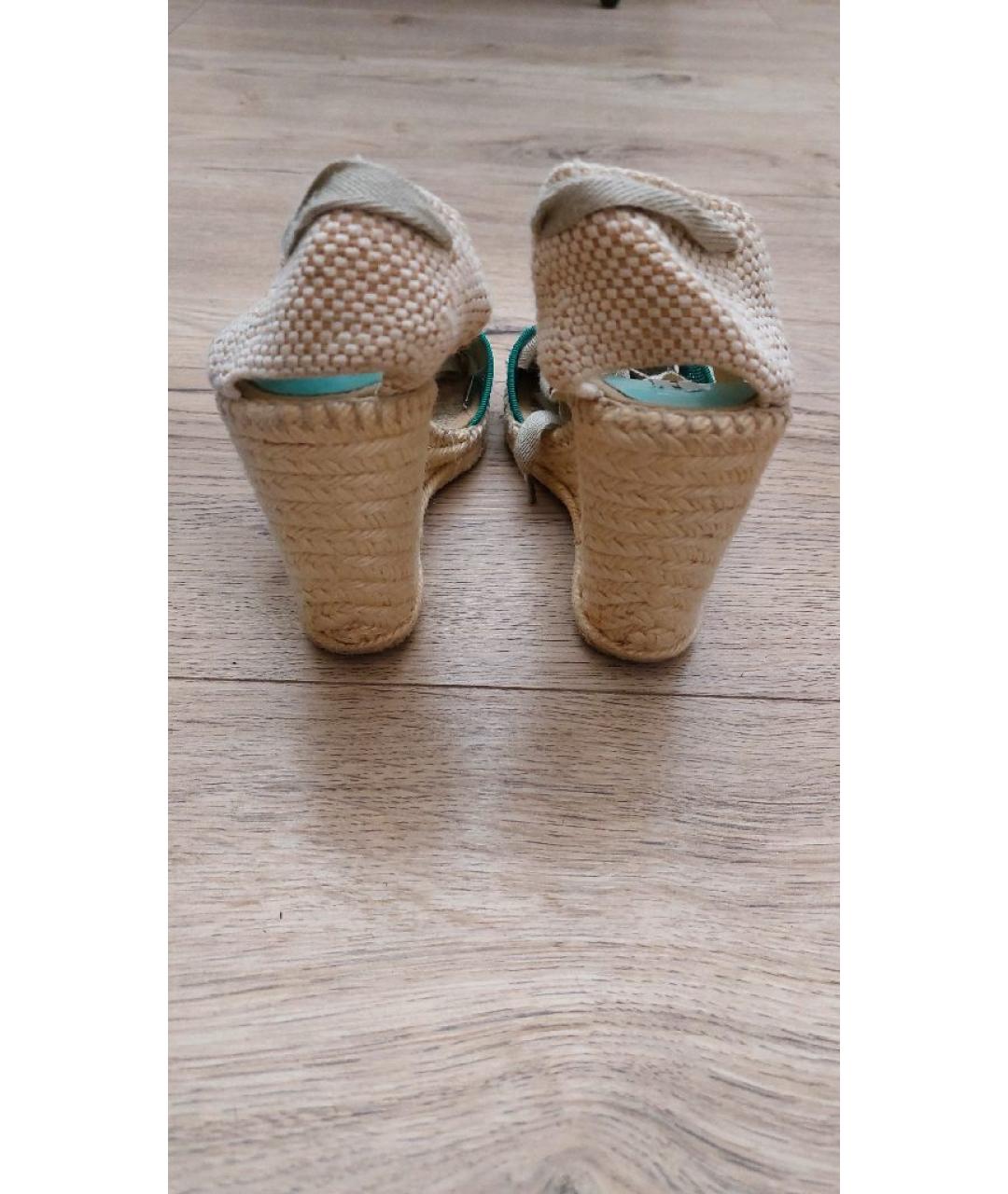 MARC JACOBS Мульти текстильные босоножки, фото 4