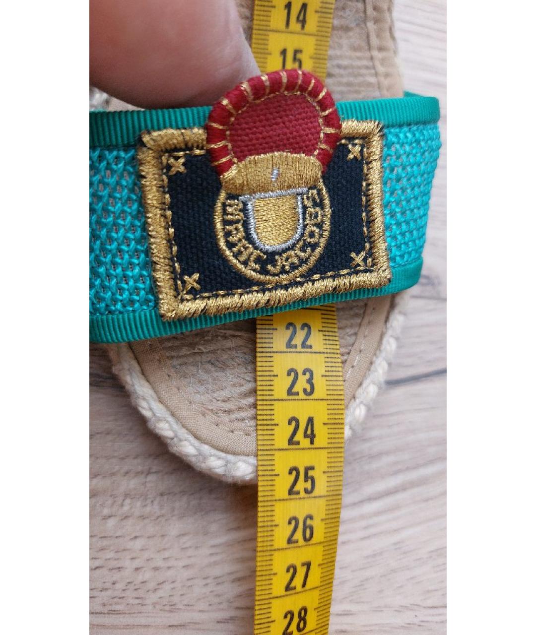 MARC JACOBS Мульти текстильные босоножки, фото 6