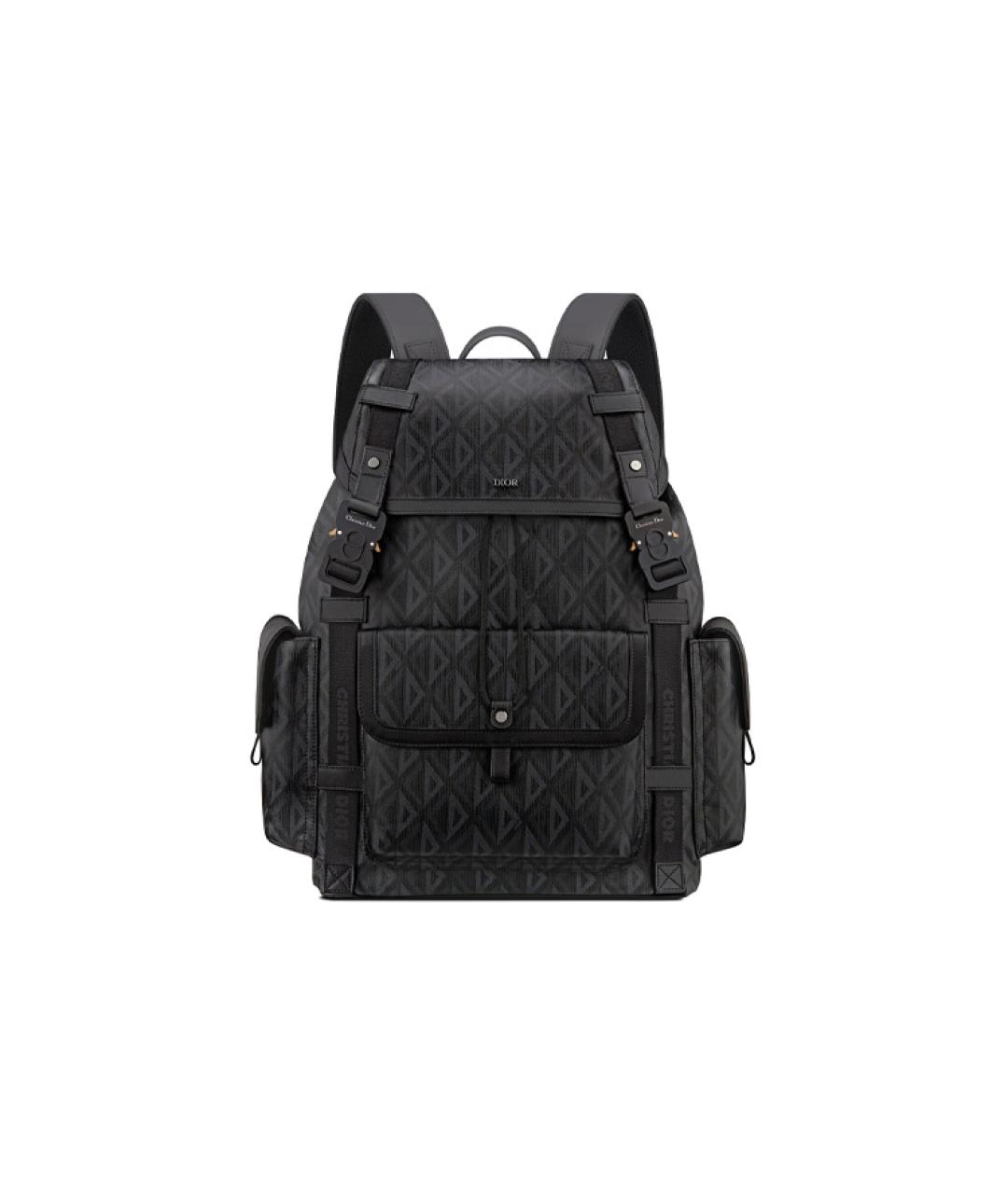 CHRISTIAN DIOR Черный кожаный рюкзак, фото 8