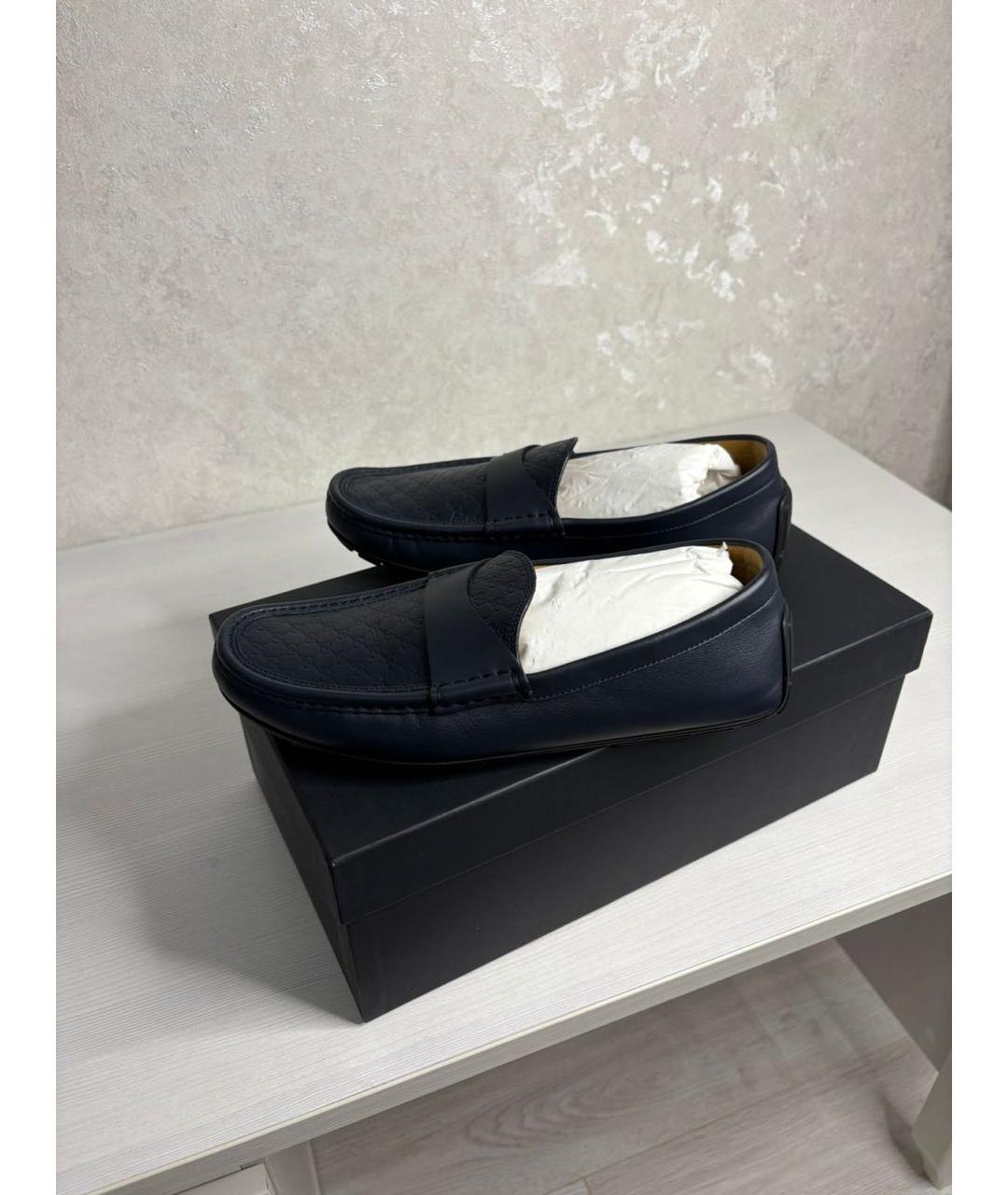 GUCCI Черные мокасины, фото 7