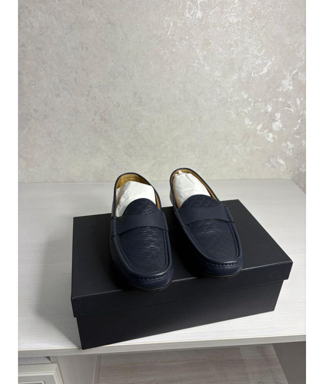 GUCCI Черные мокасины, фото 5