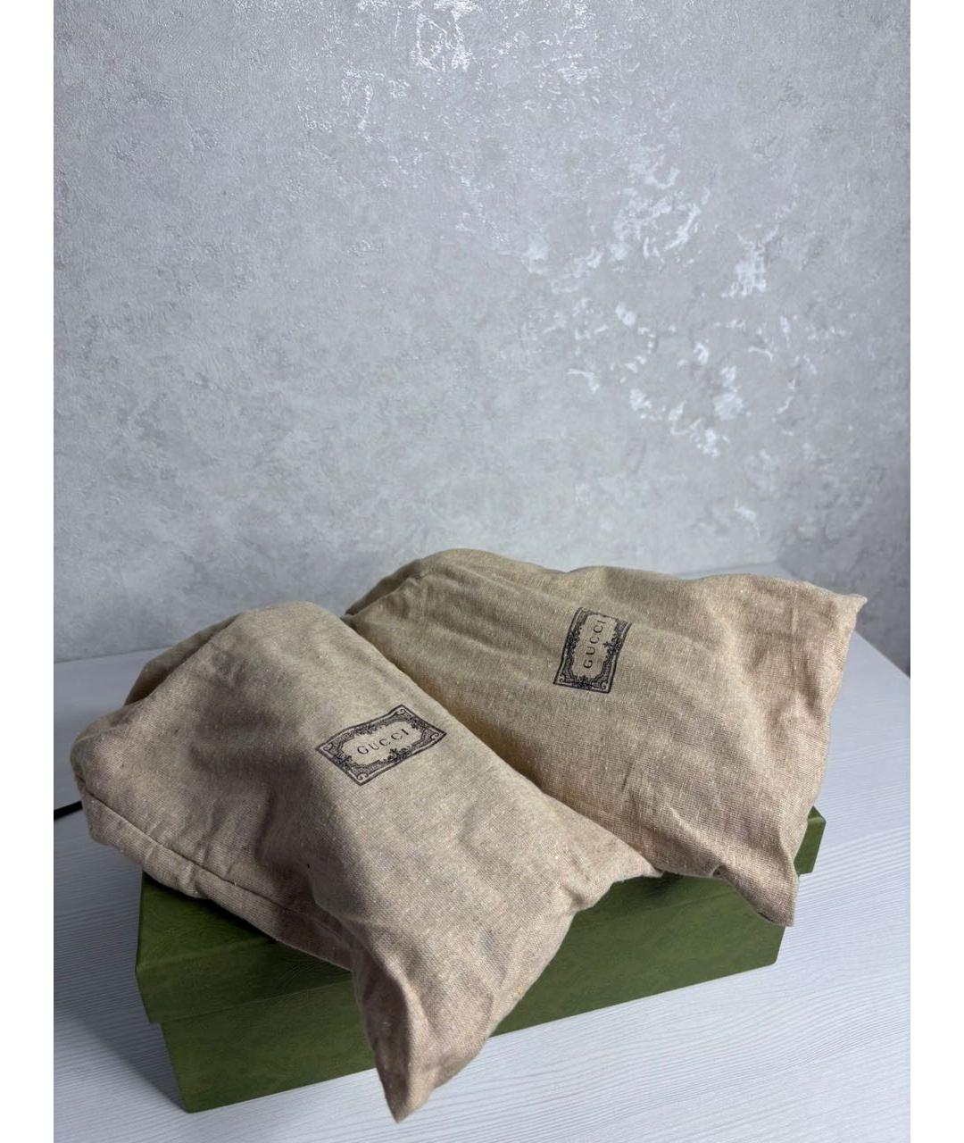 GUCCI Черные мокасины, фото 4