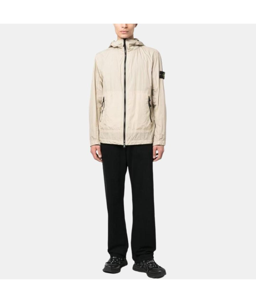 STONE ISLAND Бежевая куртка, фото 3