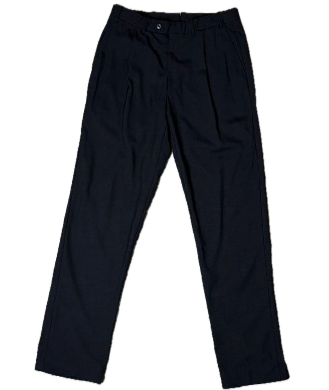 CORNELIANI Черные шерстяные классические брюки, фото 1