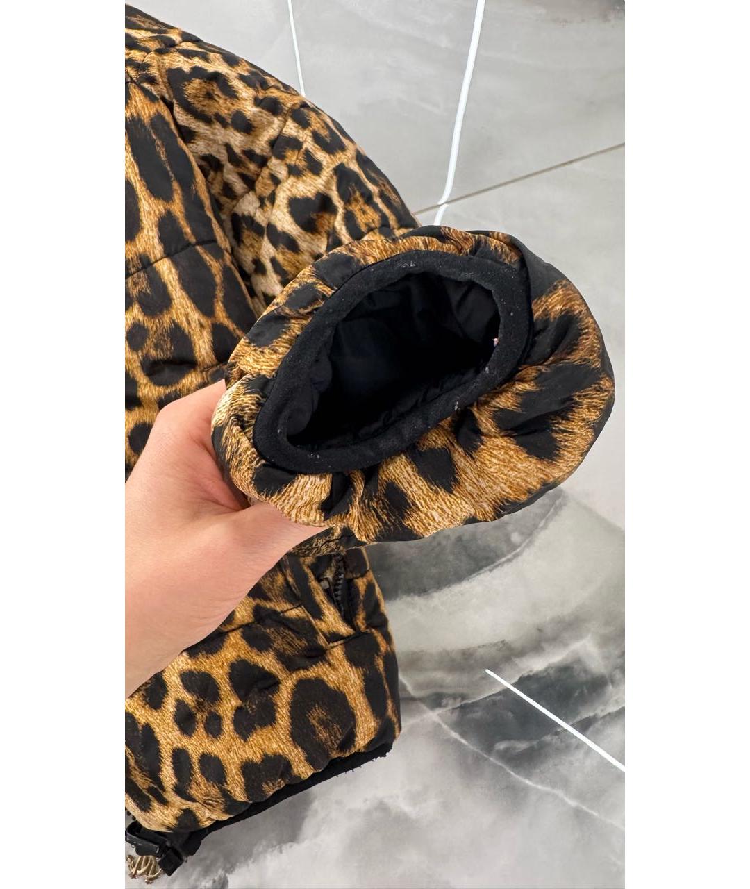 ROBERTO CAVALLI Черный полиамидовый пуховик, фото 5