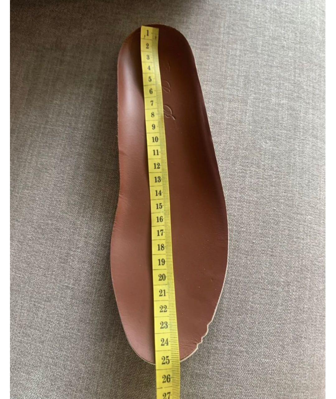 LORO PIANA Белые кожаные кеды, фото 6