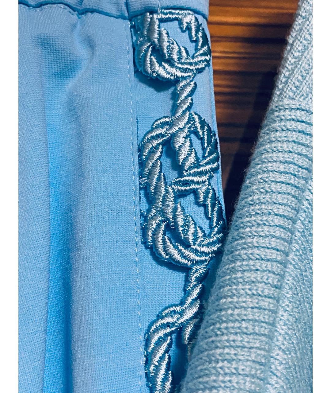 ESCADA Голубой вискозный костюм с брюками, фото 6