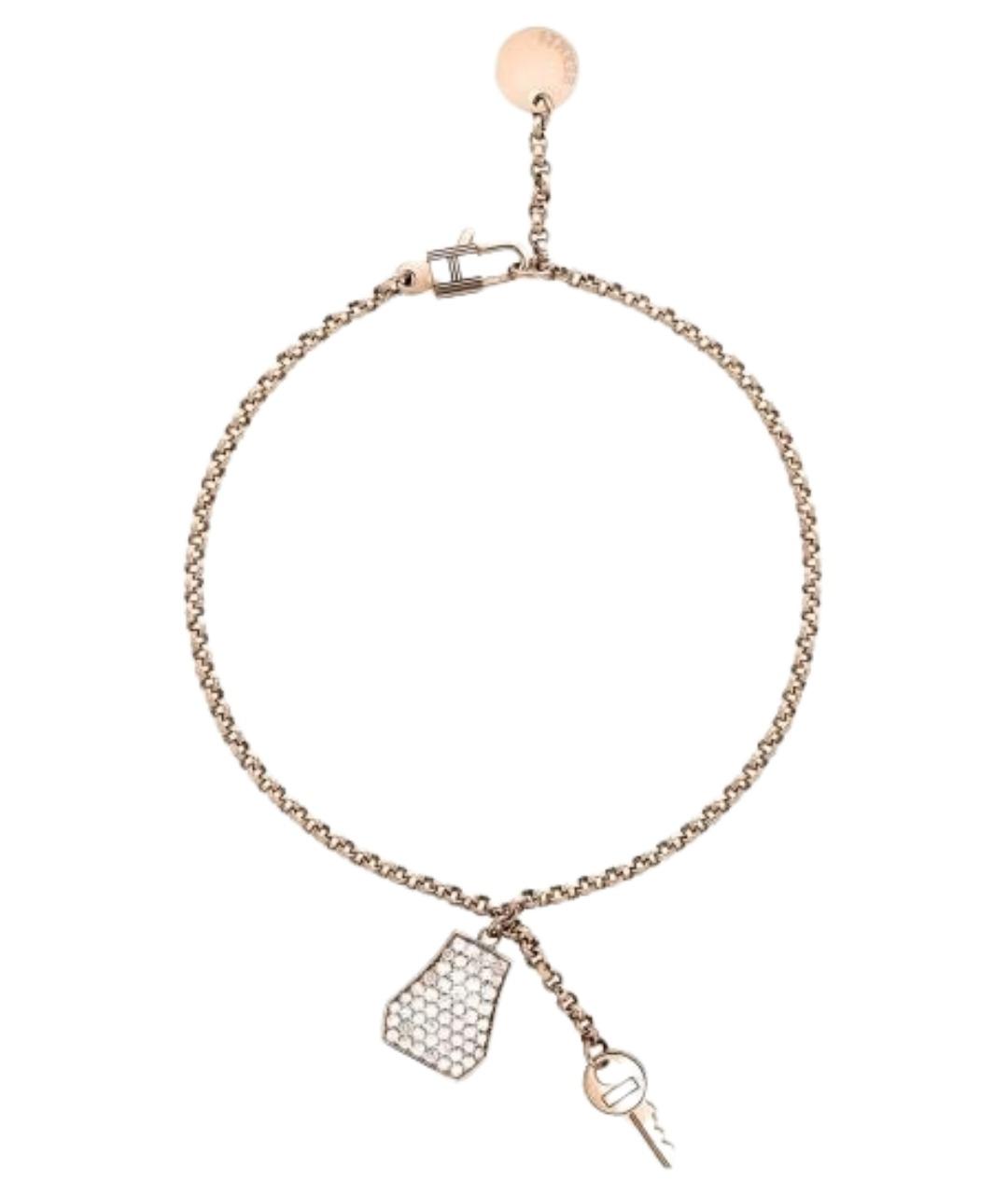 HERMES Золотой браслет из розового золота, фото 1