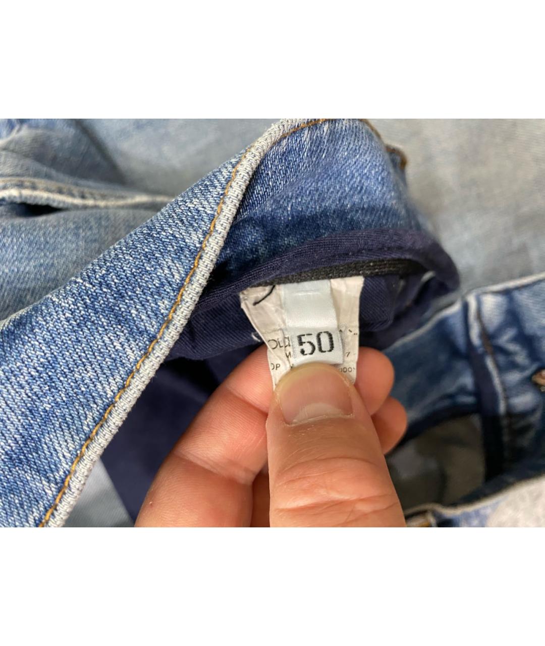 DOLCE&GABBANA Синие хлопковые джинсы скинни, фото 7