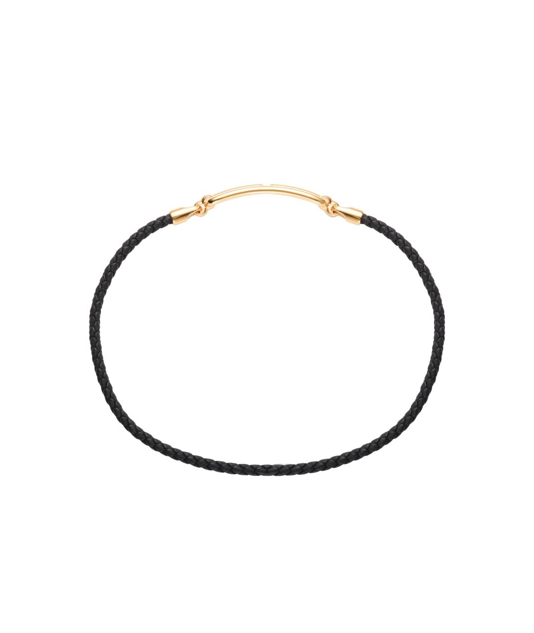 HERMES Черный металлический браслет, фото 3