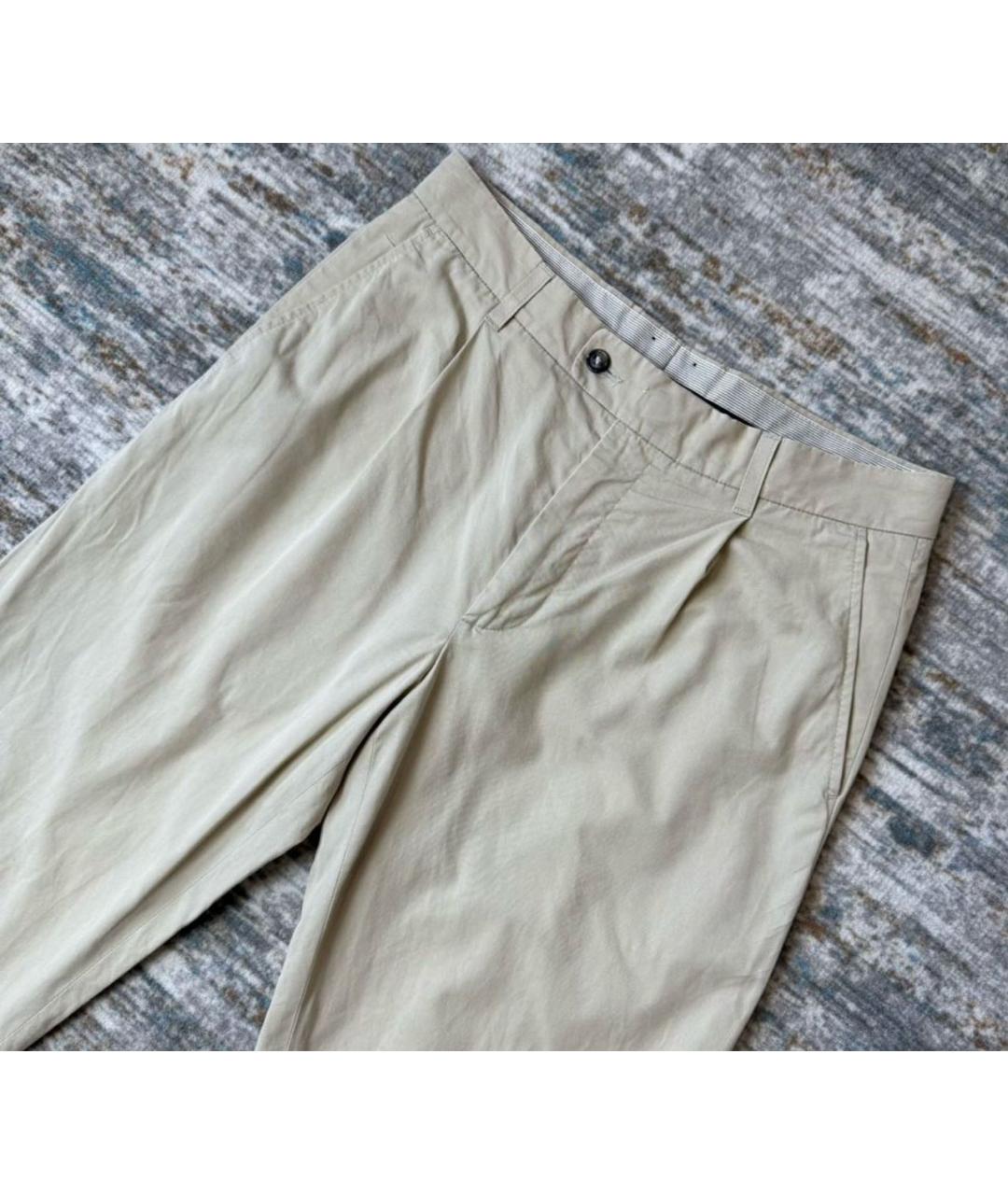 BOGNER Бежевые хлопковые повседневные брюки, фото 3