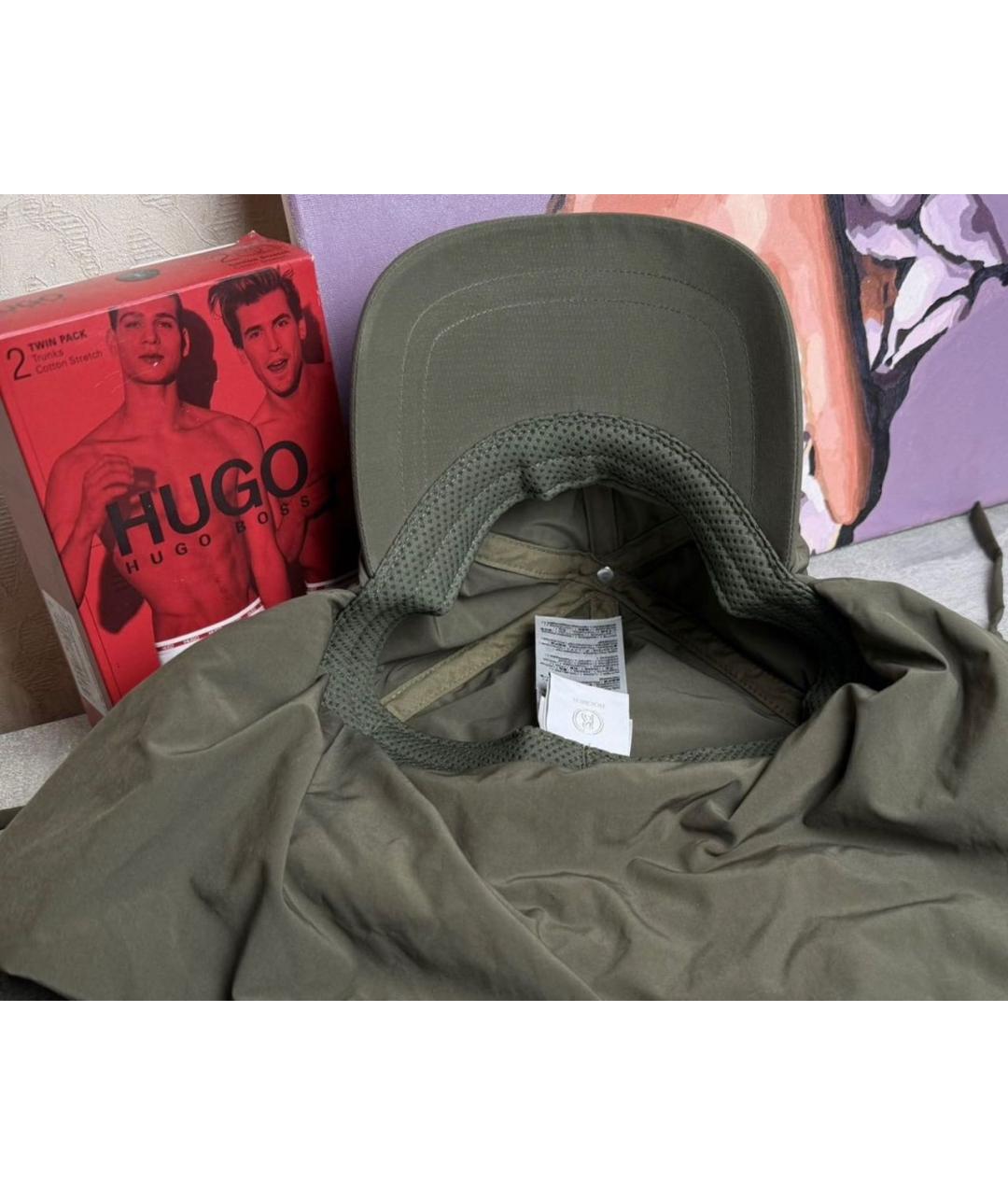 BOGNER Хаки хлопковая кепка/бейсболка, фото 4