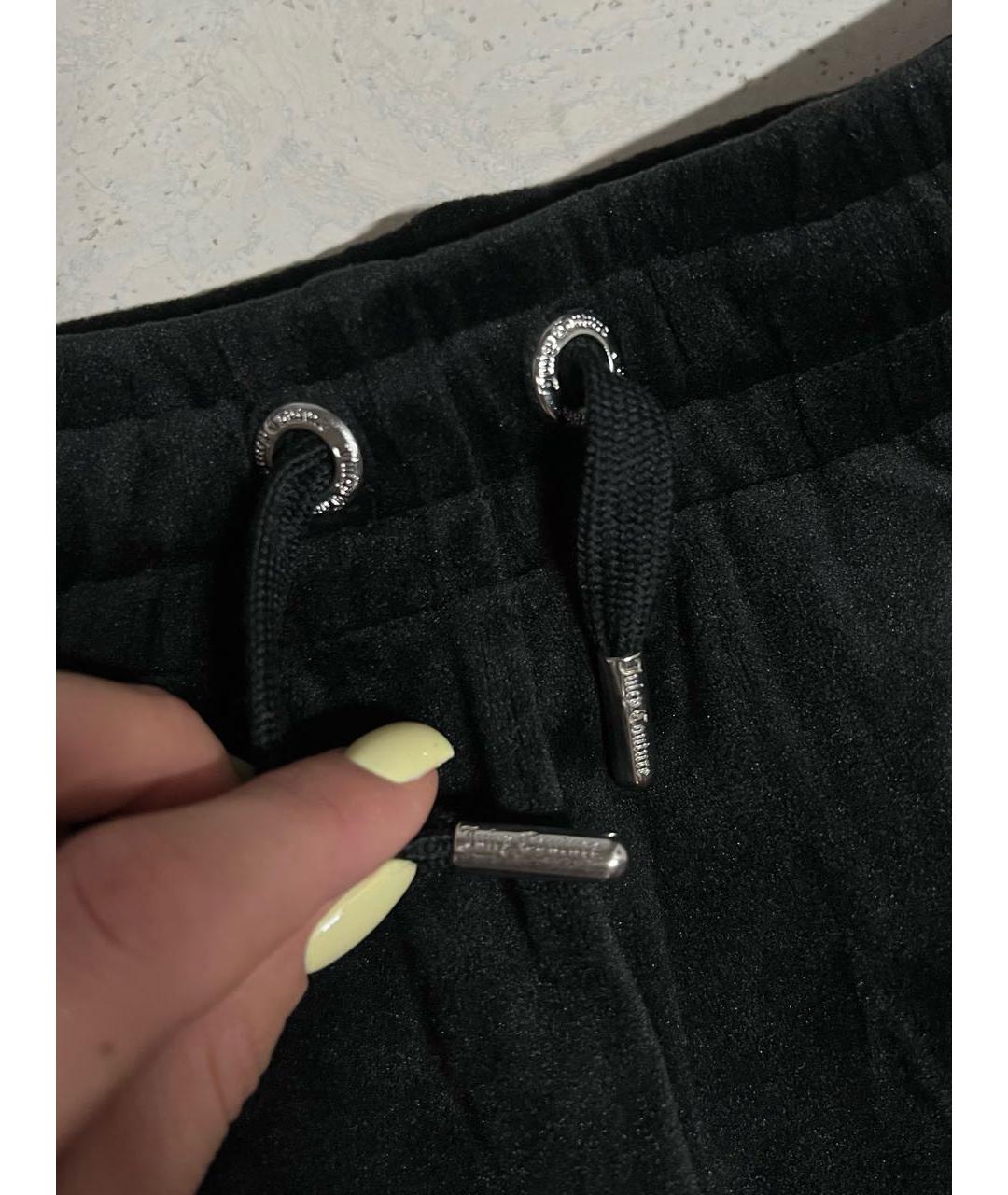 JUICY COUTURE Черный велюровый спортивные костюмы, фото 8