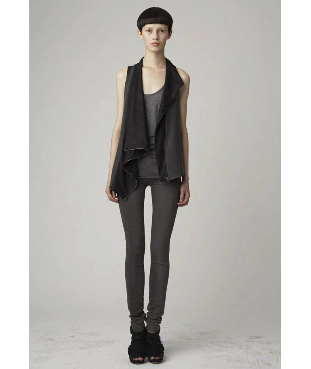 HELMUT LANG Черный жилет, фото 6