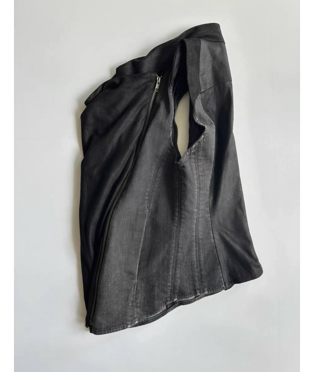 HELMUT LANG Черный жилет, фото 4