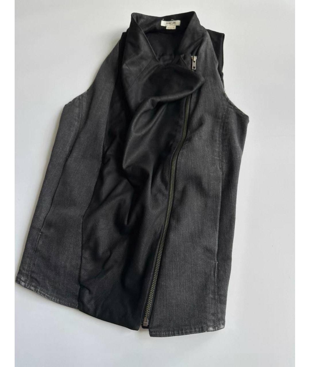 HELMUT LANG Черный жилет, фото 7