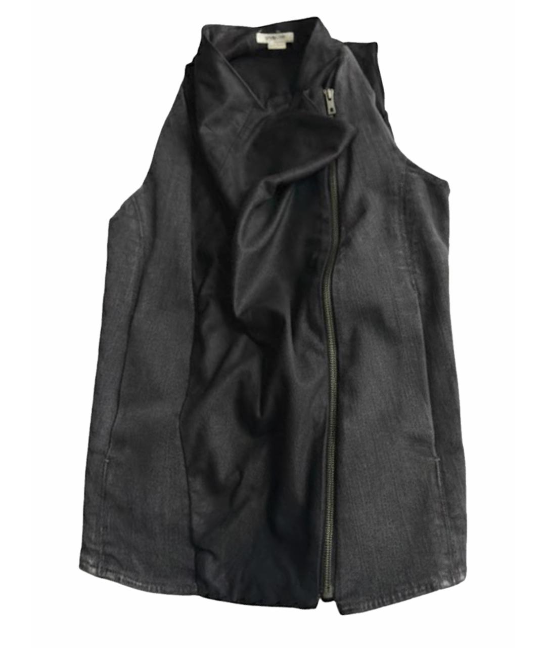 HELMUT LANG Черный жилет, фото 1