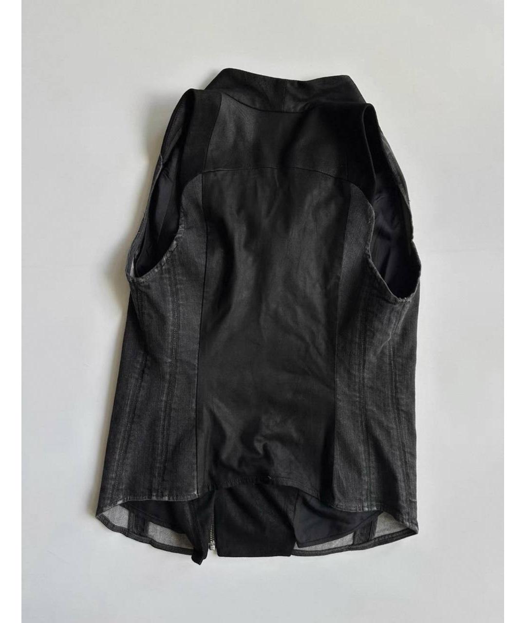 HELMUT LANG Черный жилет, фото 3