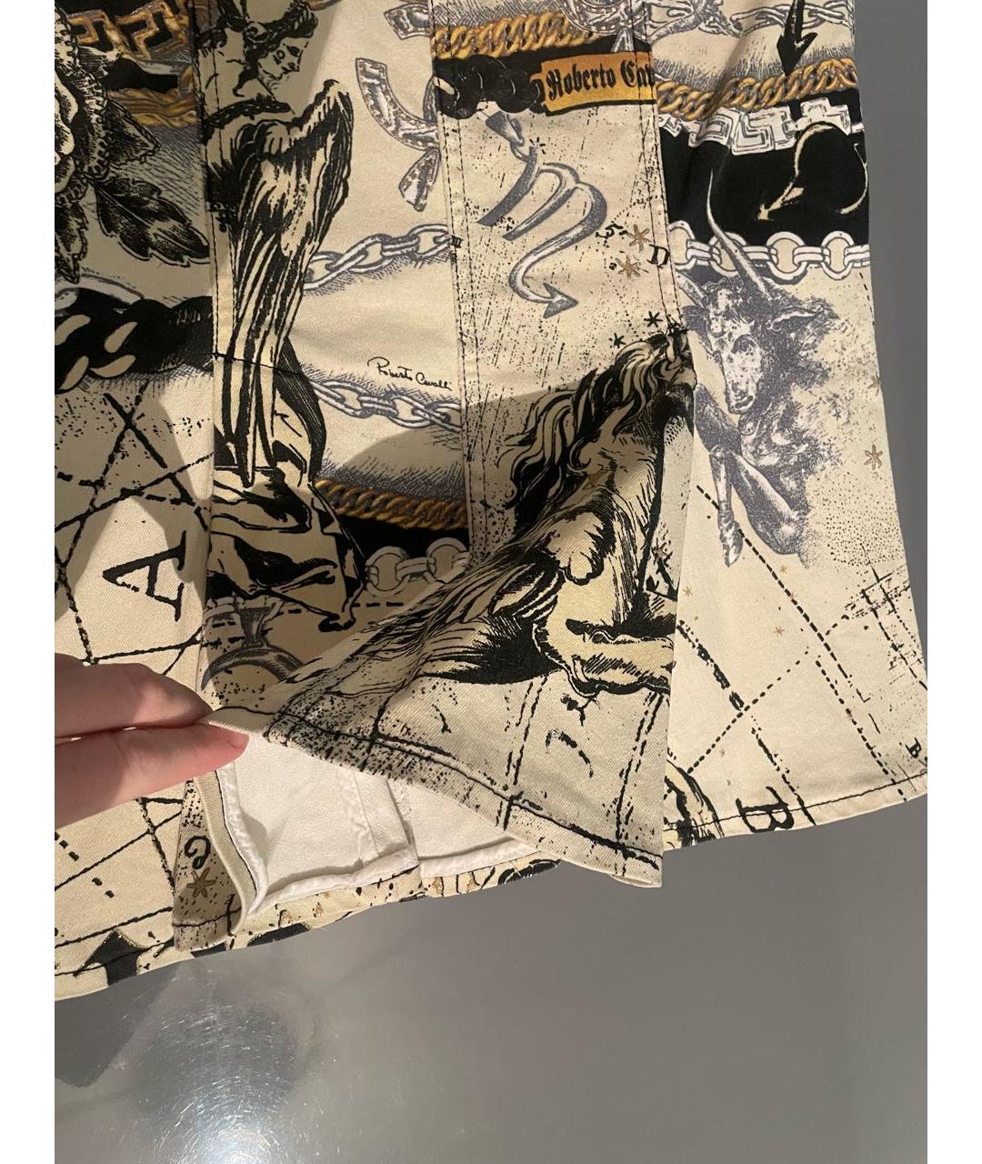 ROBERTO CAVALLI Мульти шелковый костюм с юбками, фото 7