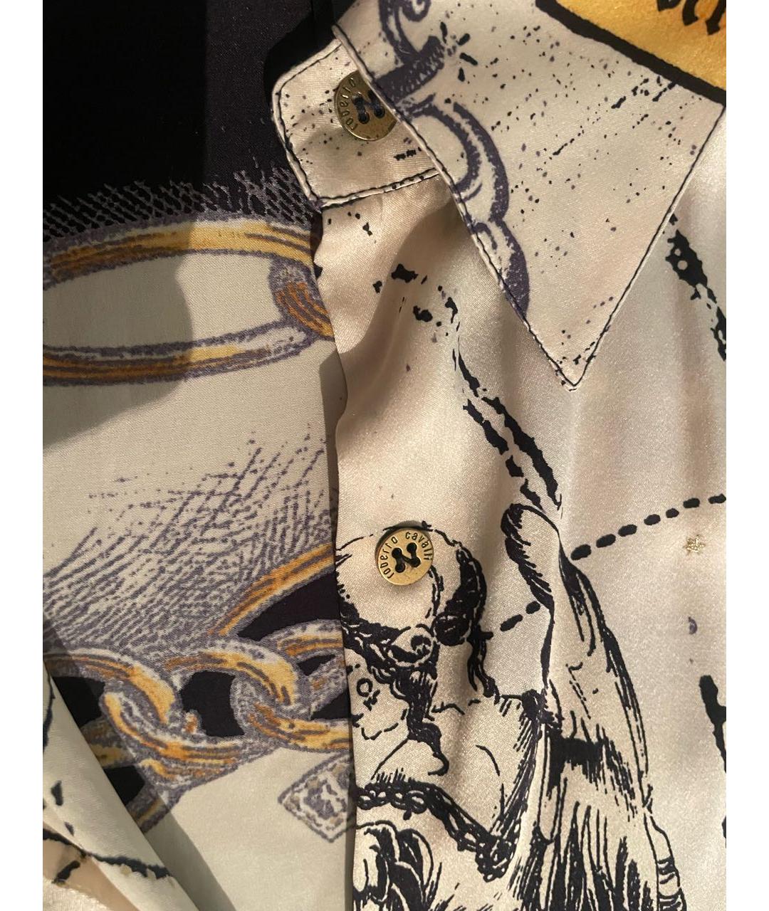 ROBERTO CAVALLI Мульти шелковый костюм с юбками, фото 5