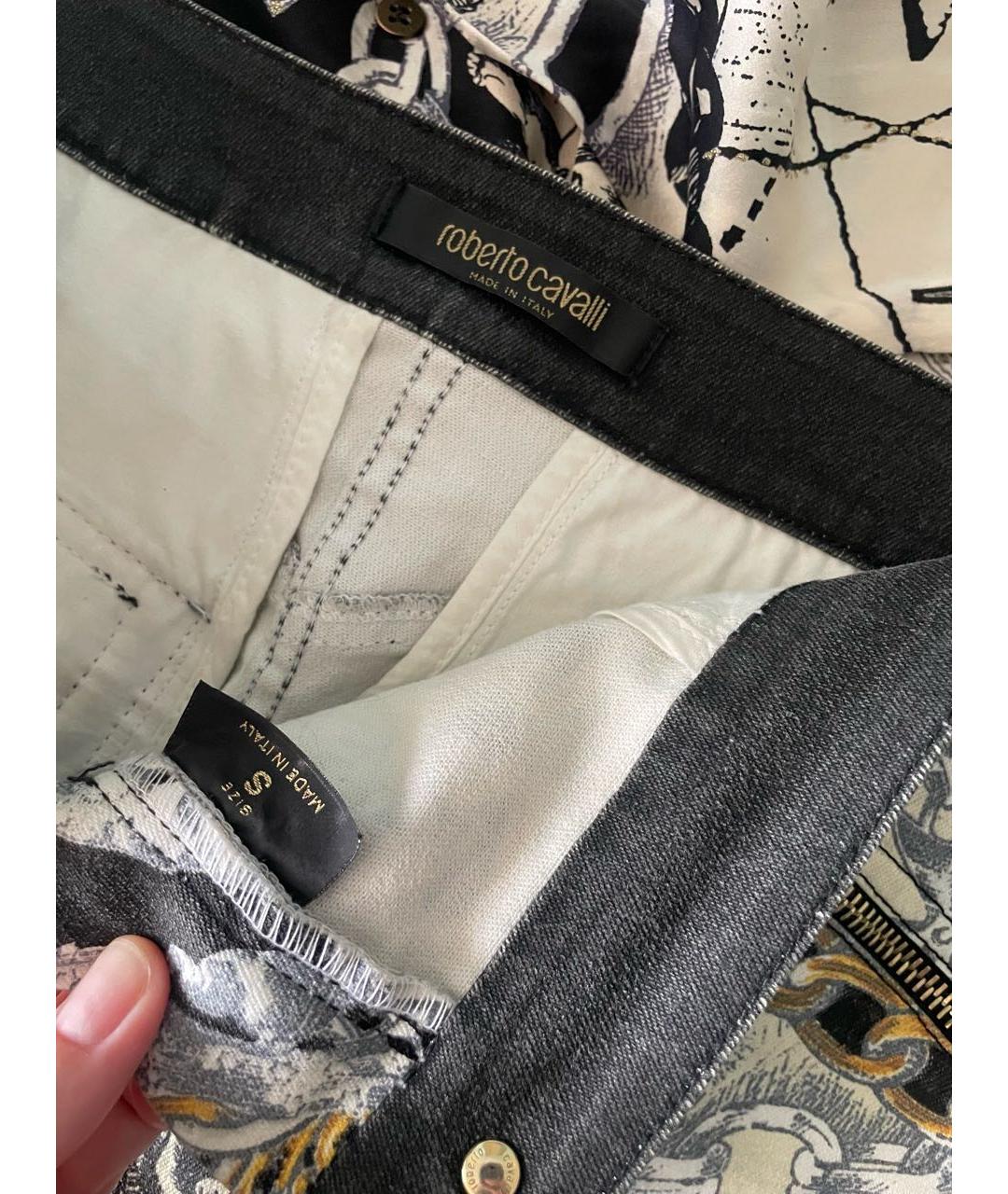 ROBERTO CAVALLI Мульти шелковый костюм с юбками, фото 6