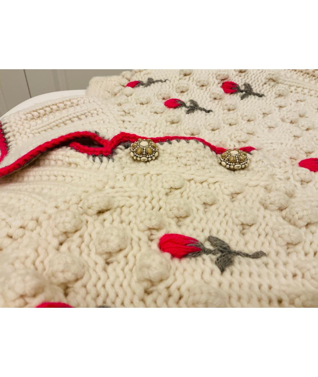 CHANEL Бежевый кашемировый джемпер / свитер, фото 7