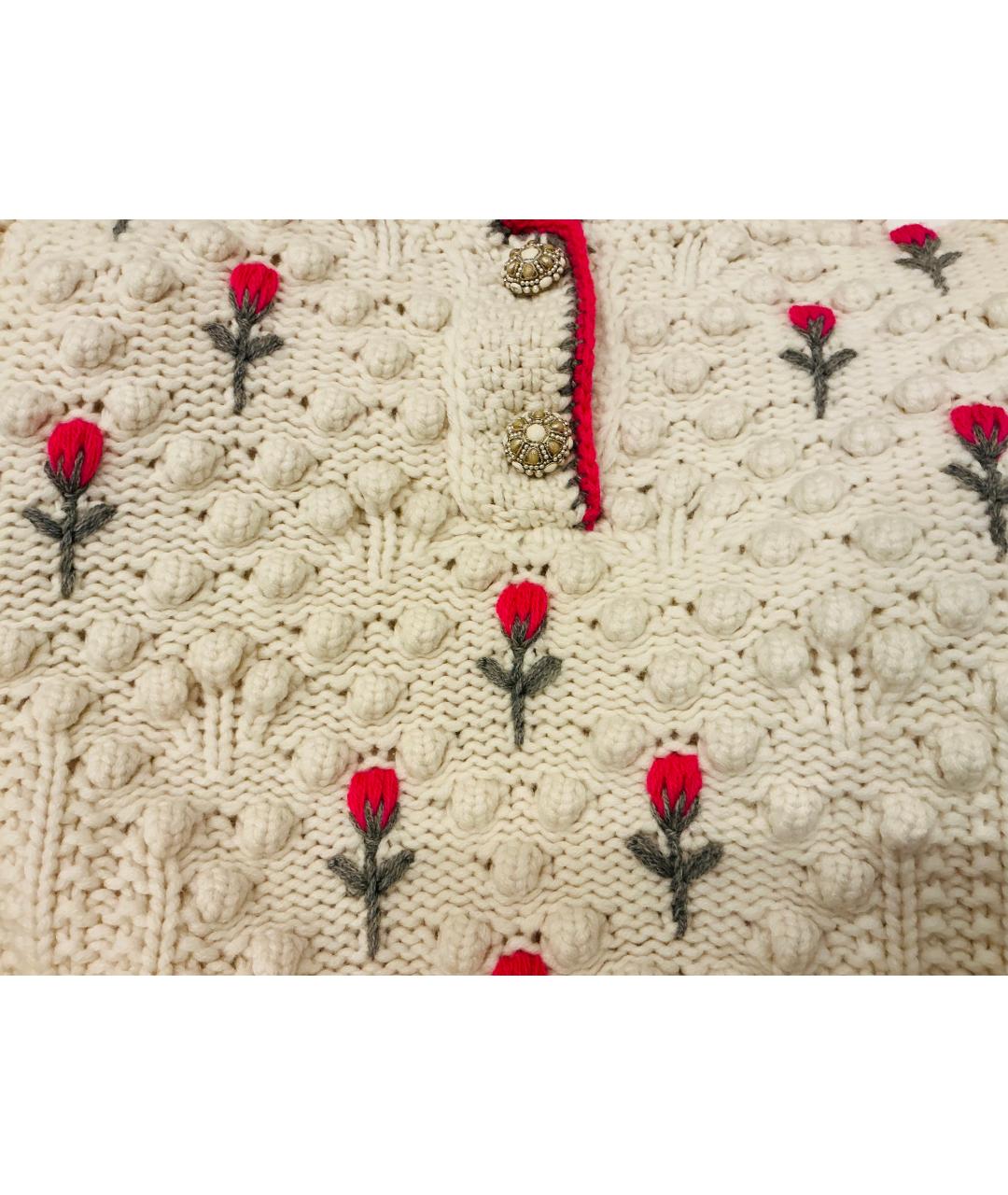 CHANEL Бежевый кашемировый джемпер / свитер, фото 8