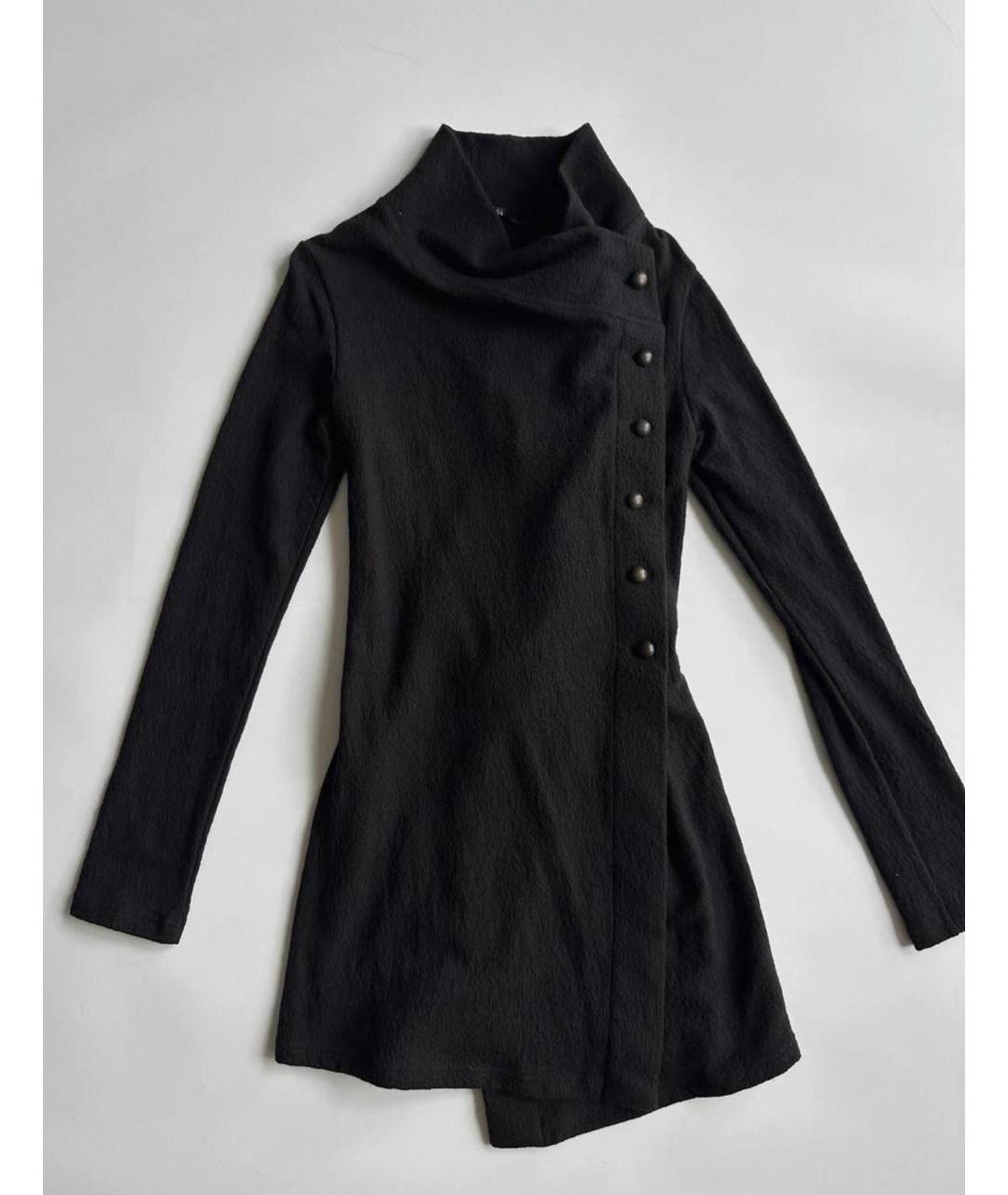 ANN DEMEULEMEESTER Черное пальто, фото 2