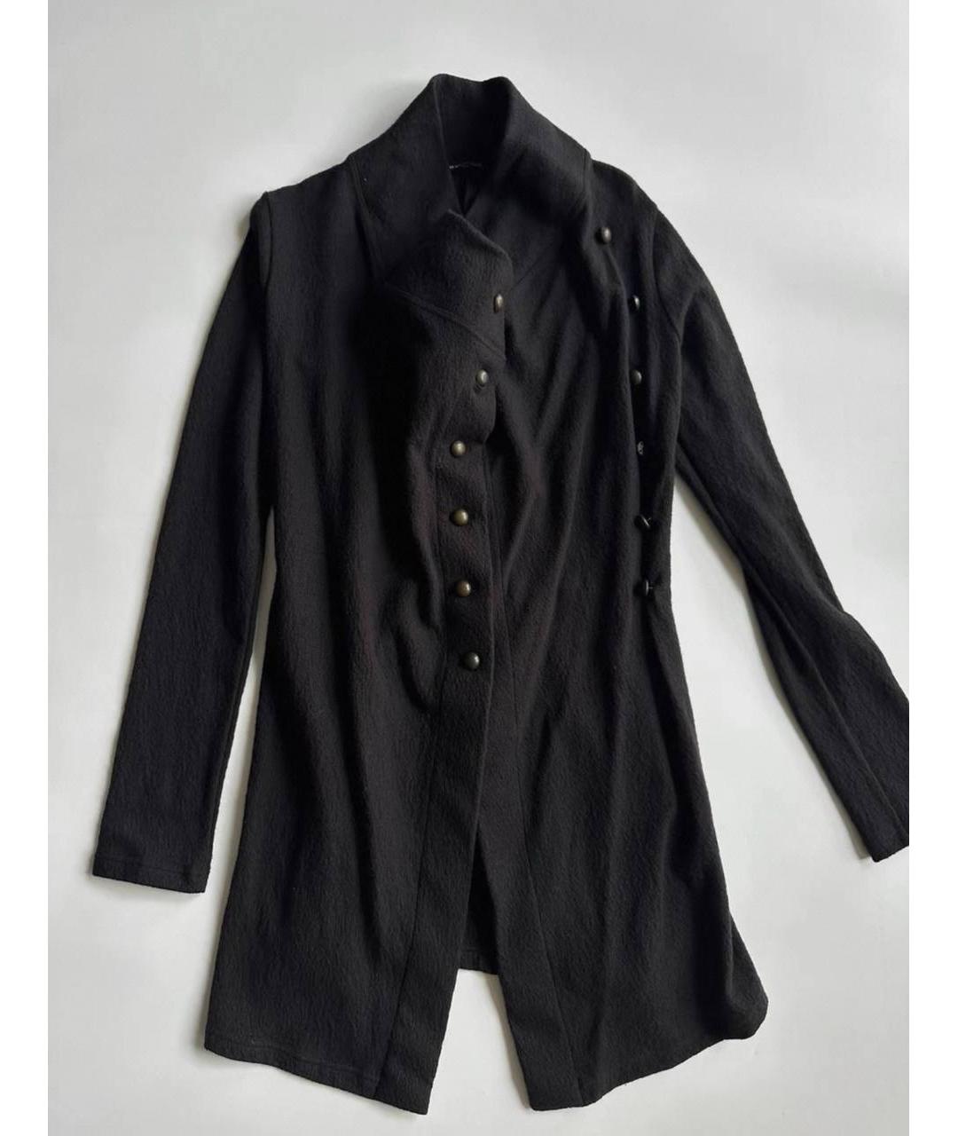 ANN DEMEULEMEESTER Черное пальто, фото 4