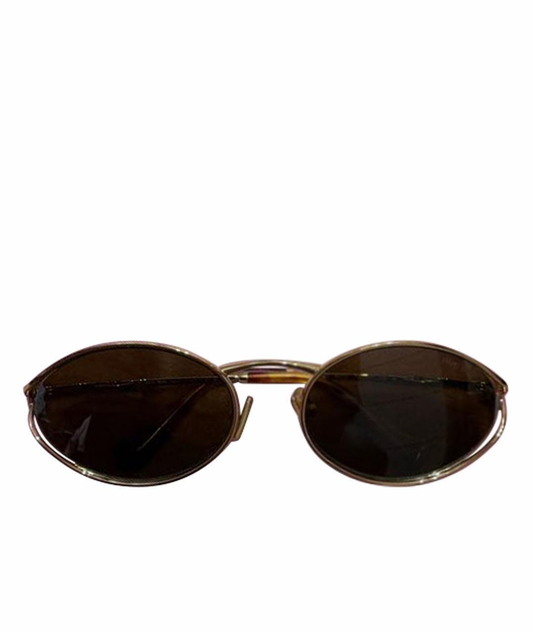 MIU MIU Черные металлические солнцезащитные очки, фото 1