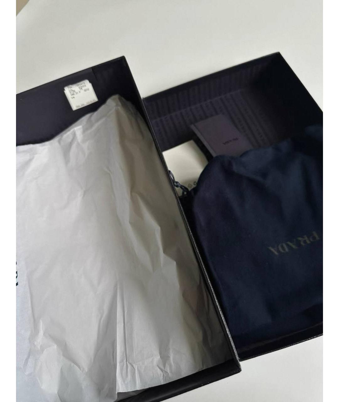 PRADA Коричневые кожаные туфли, фото 5