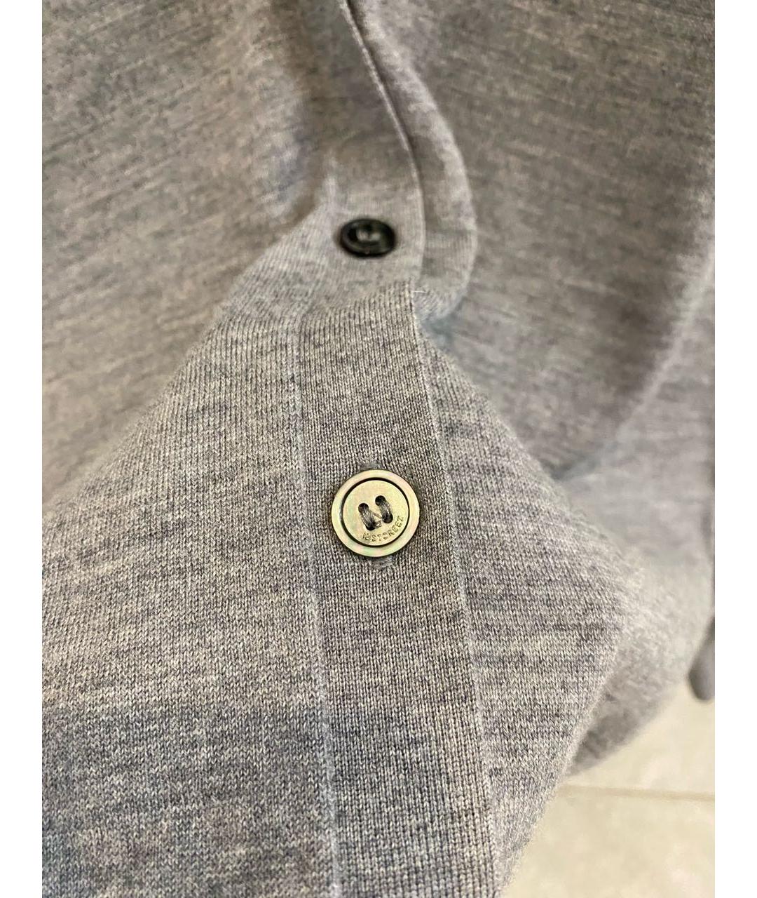 12 STOREEZ Антрацитовый шерстяной кардиган, фото 5