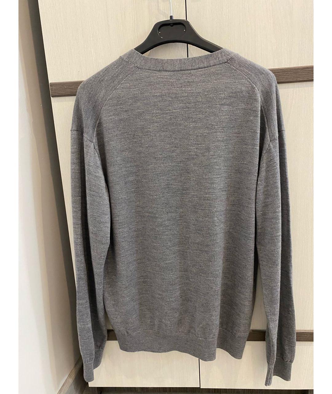 12 STOREEZ Антрацитовый шерстяной кардиган, фото 2