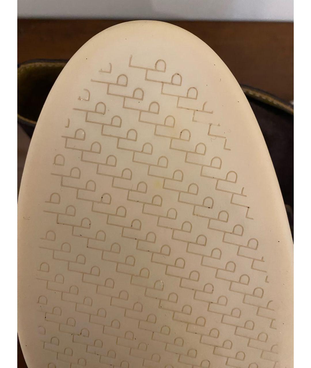 LORO PIANA Коричневые замшевые лоферы, фото 5