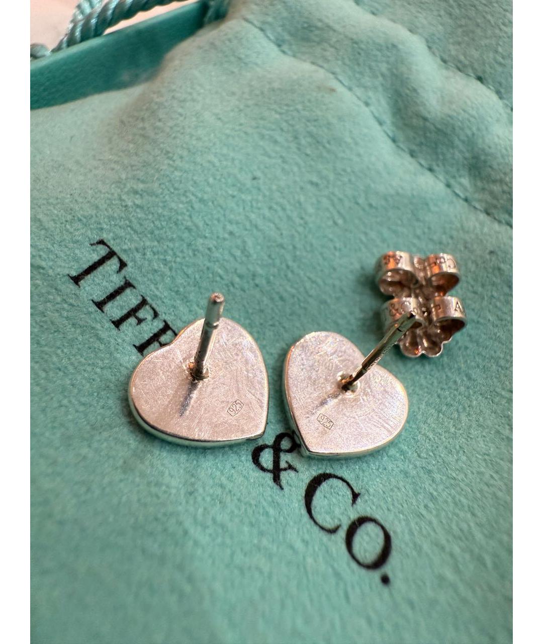 TIFFANY&CO Серебряные серебряные серьги, фото 4