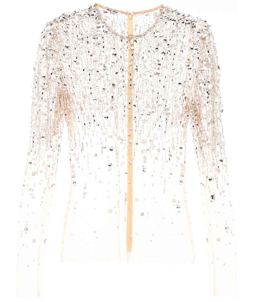 MIU MIU Бежевая блузы, фото 1