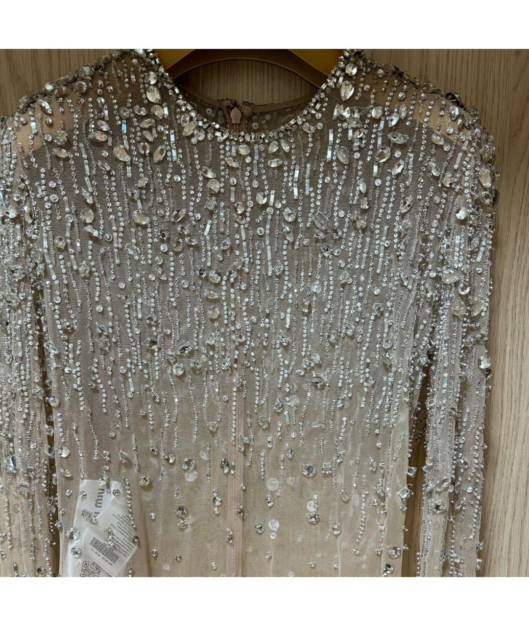 MIU MIU Бежевая блузы, фото 3