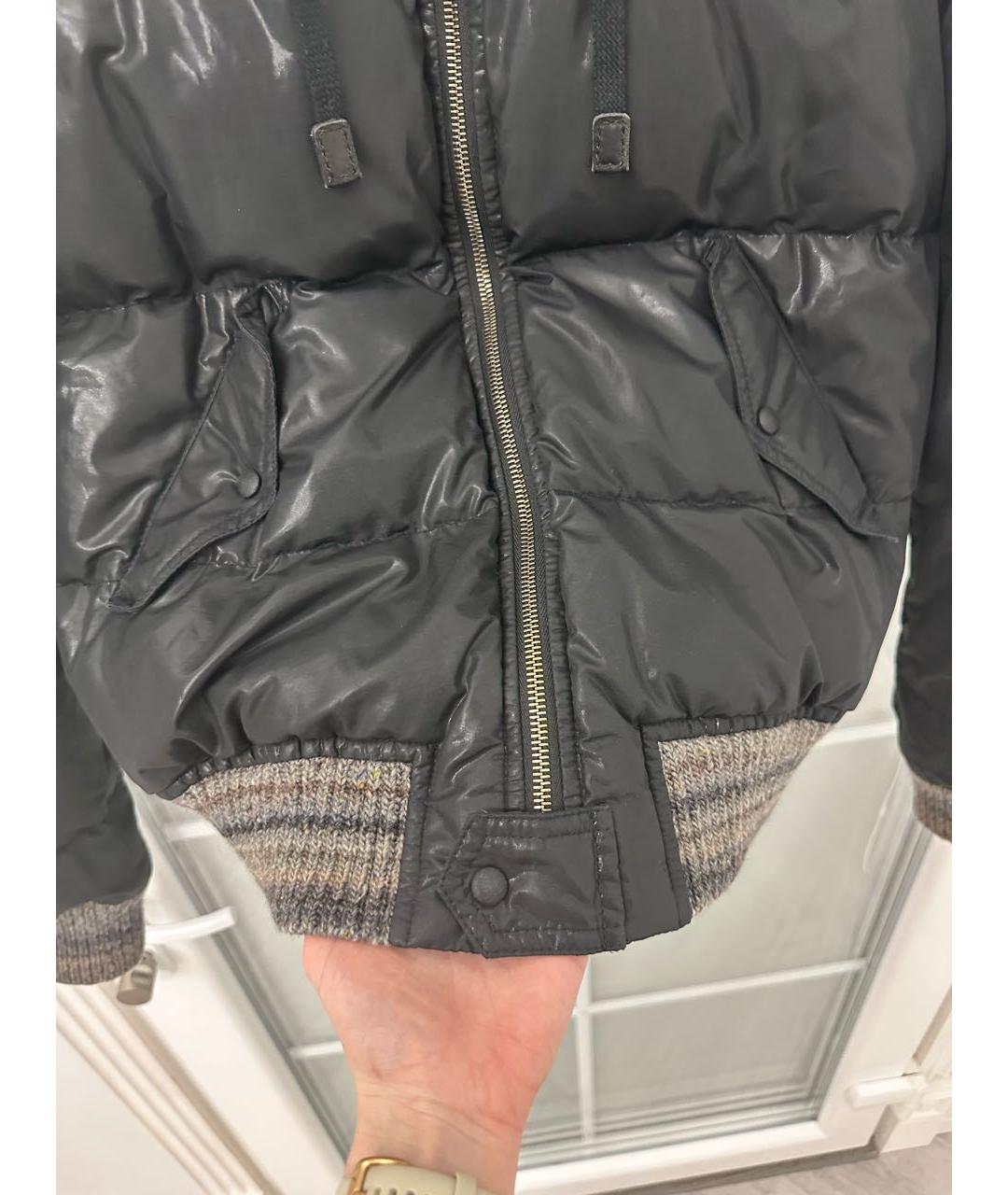 DOLCE&GABBANA Черный шерстяной пуховик, фото 4