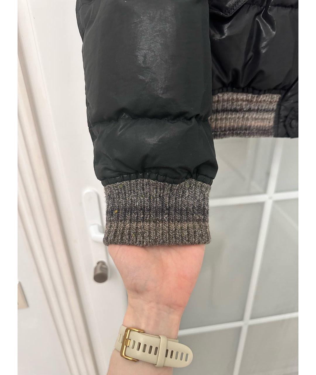 DOLCE&GABBANA Черный шерстяной пуховик, фото 5