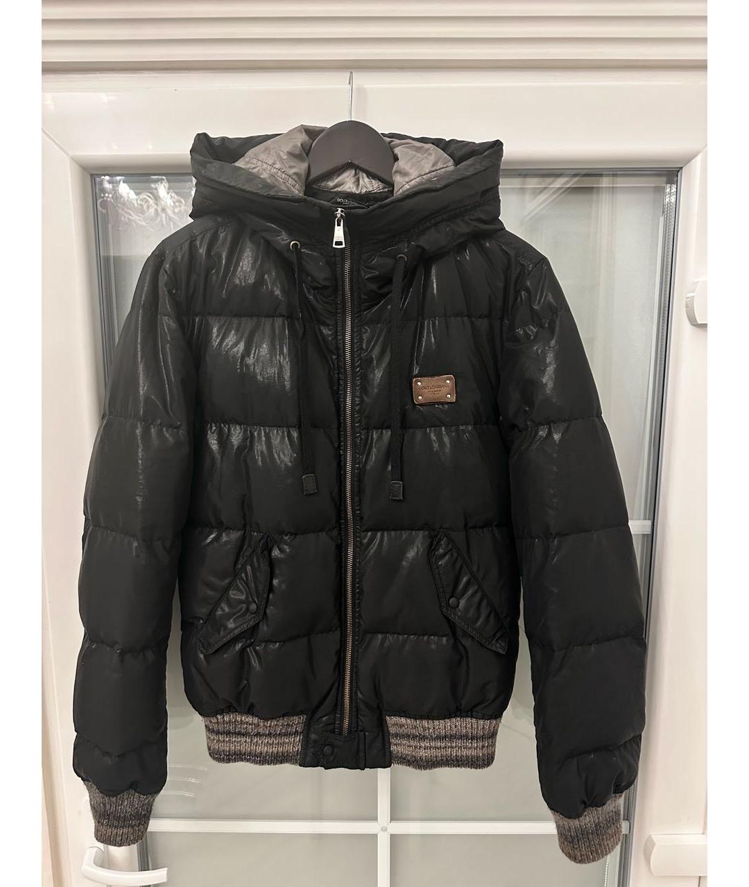DOLCE&GABBANA Черный шерстяной пуховик, фото 9
