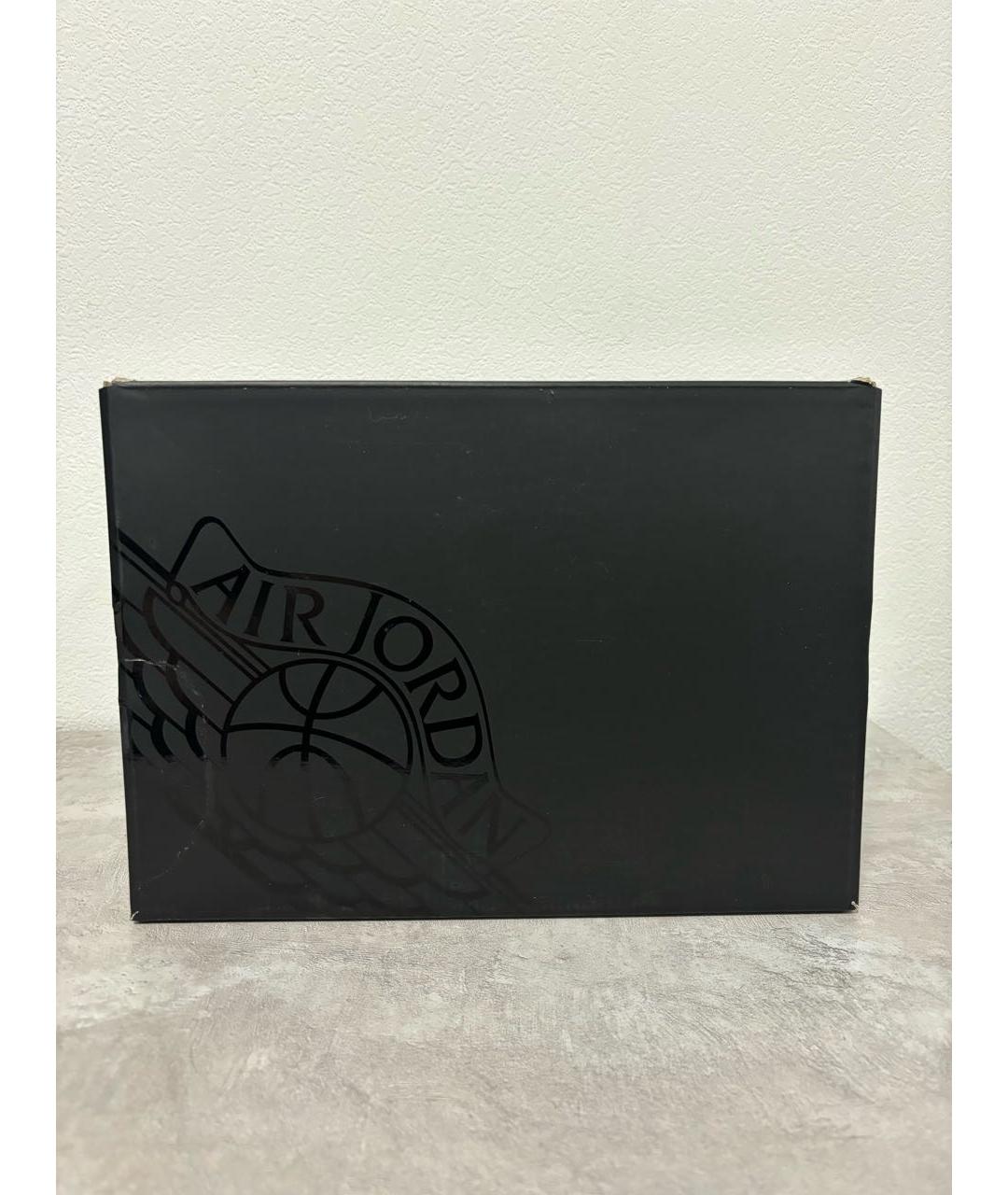 JORDAN Белые низкие кроссовки / кеды из искусственной кожи, фото 6