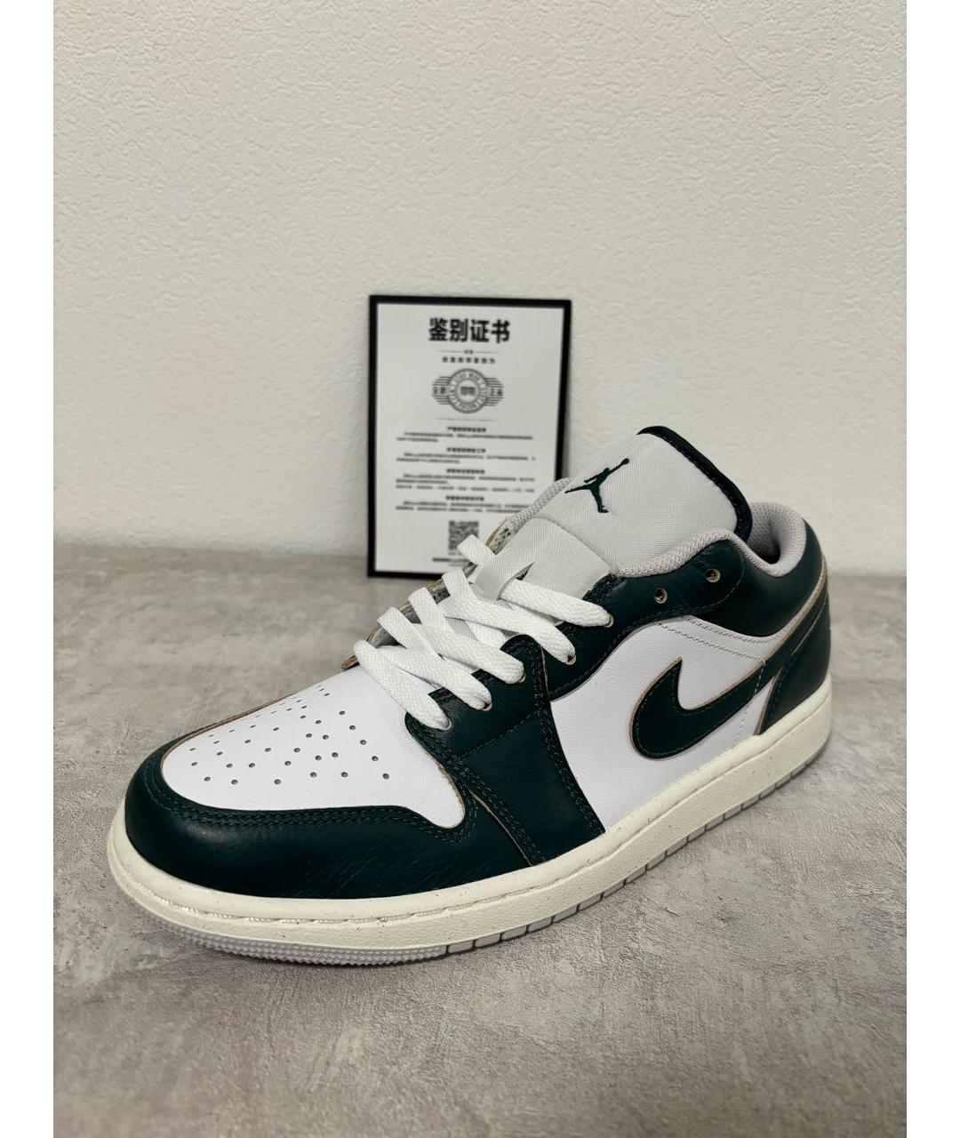 JORDAN Белые низкие кроссовки / кеды из искусственной кожи, фото 8