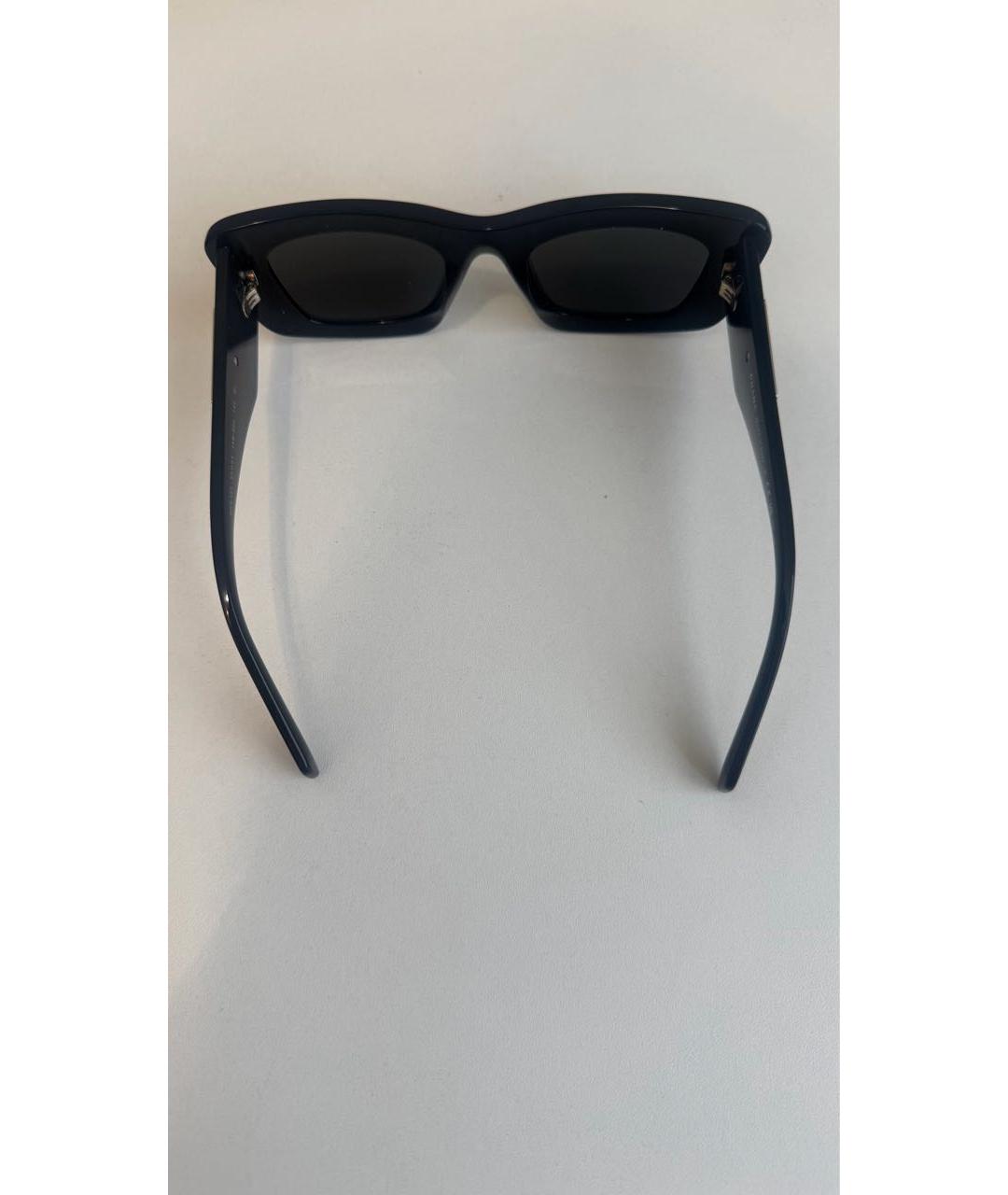 PRADA Черные пластиковые солнцезащитные очки, фото 6
