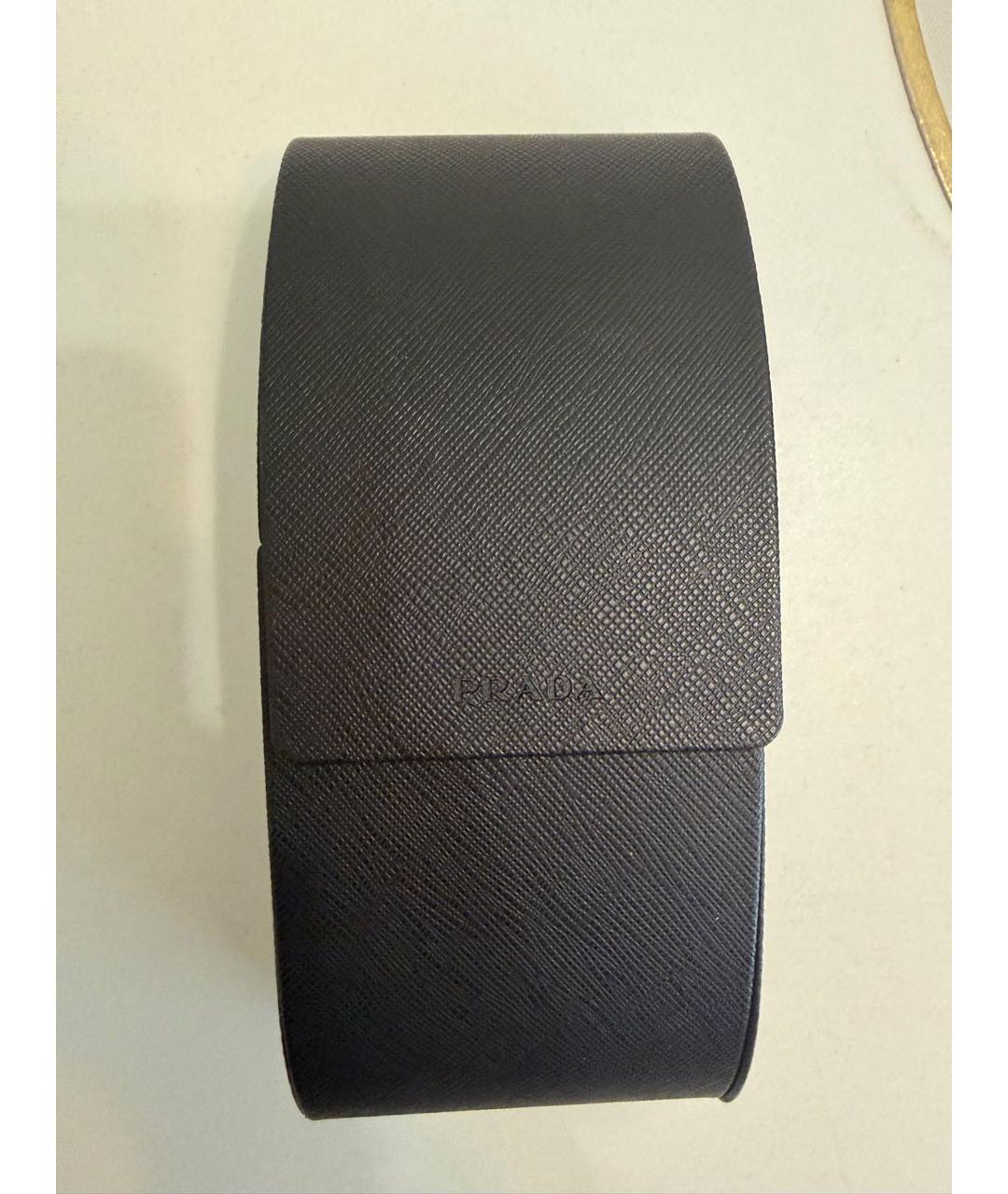 PRADA Черные пластиковые солнцезащитные очки, фото 7