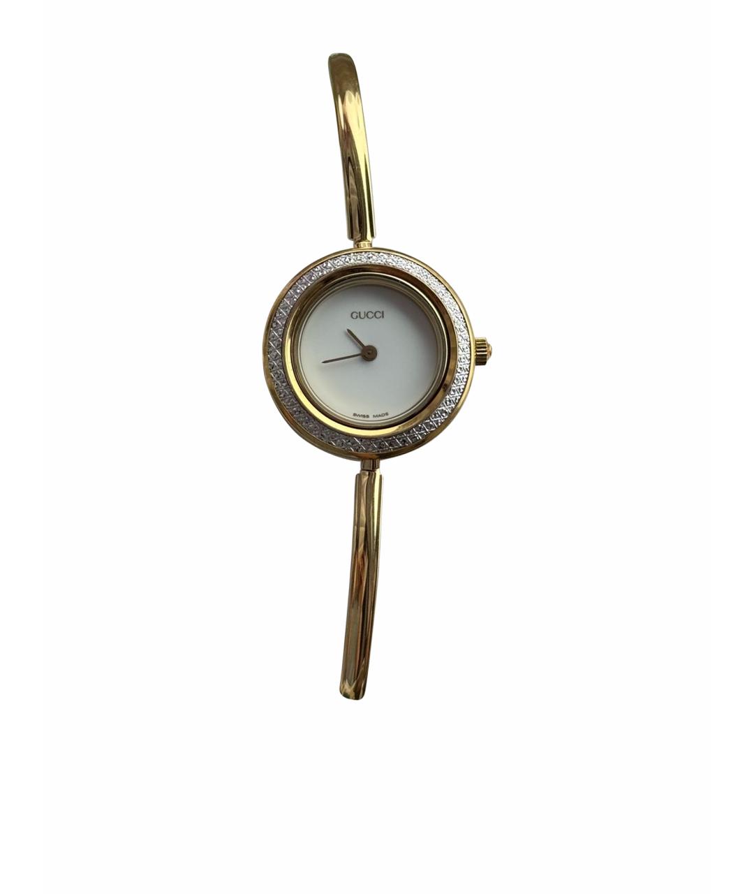 GUCCI Золотые позолоченные часы, фото 1