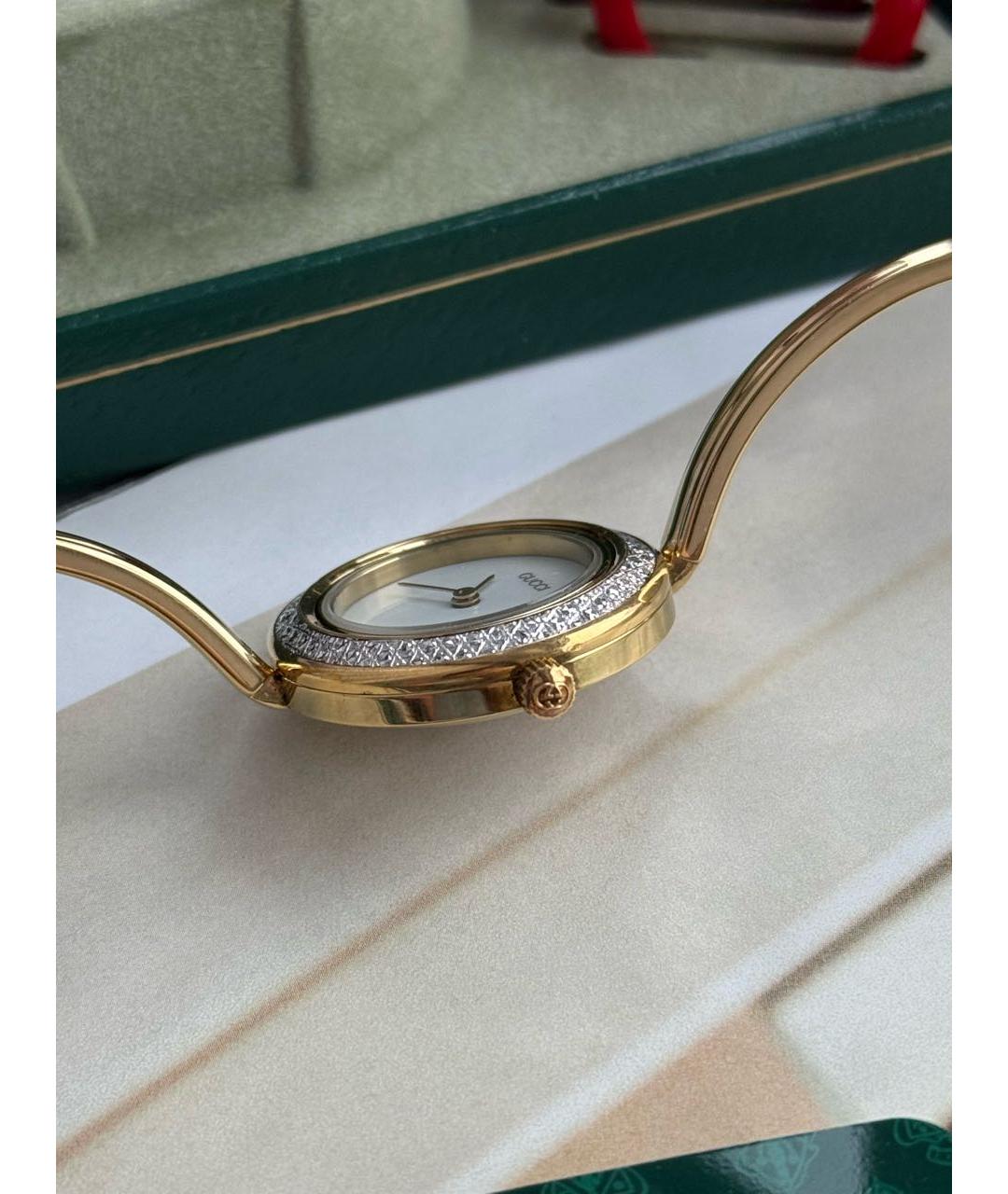 GUCCI Золотые позолоченные часы, фото 6