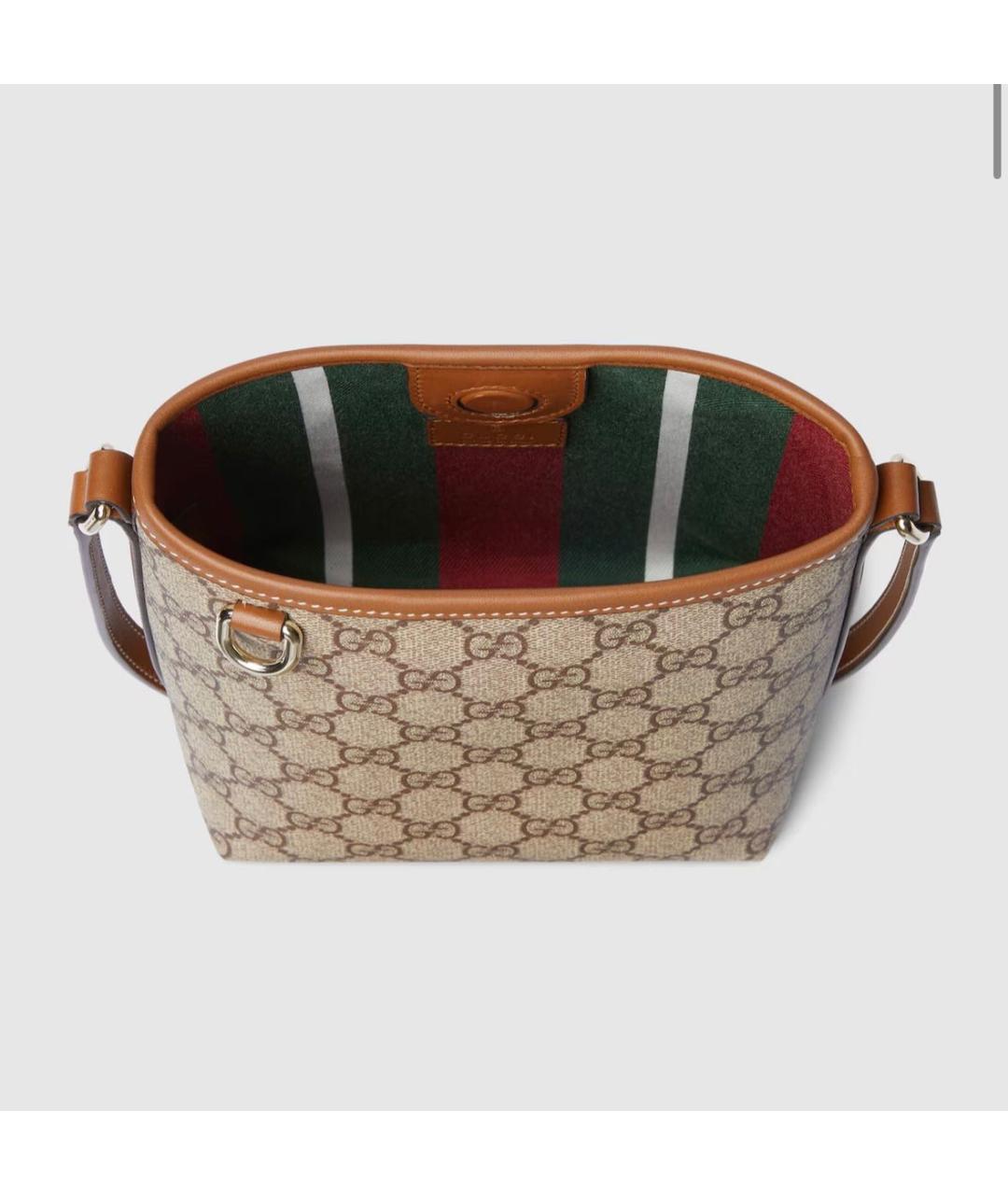 GUCCI Коричневая сумка через плечо, фото 3