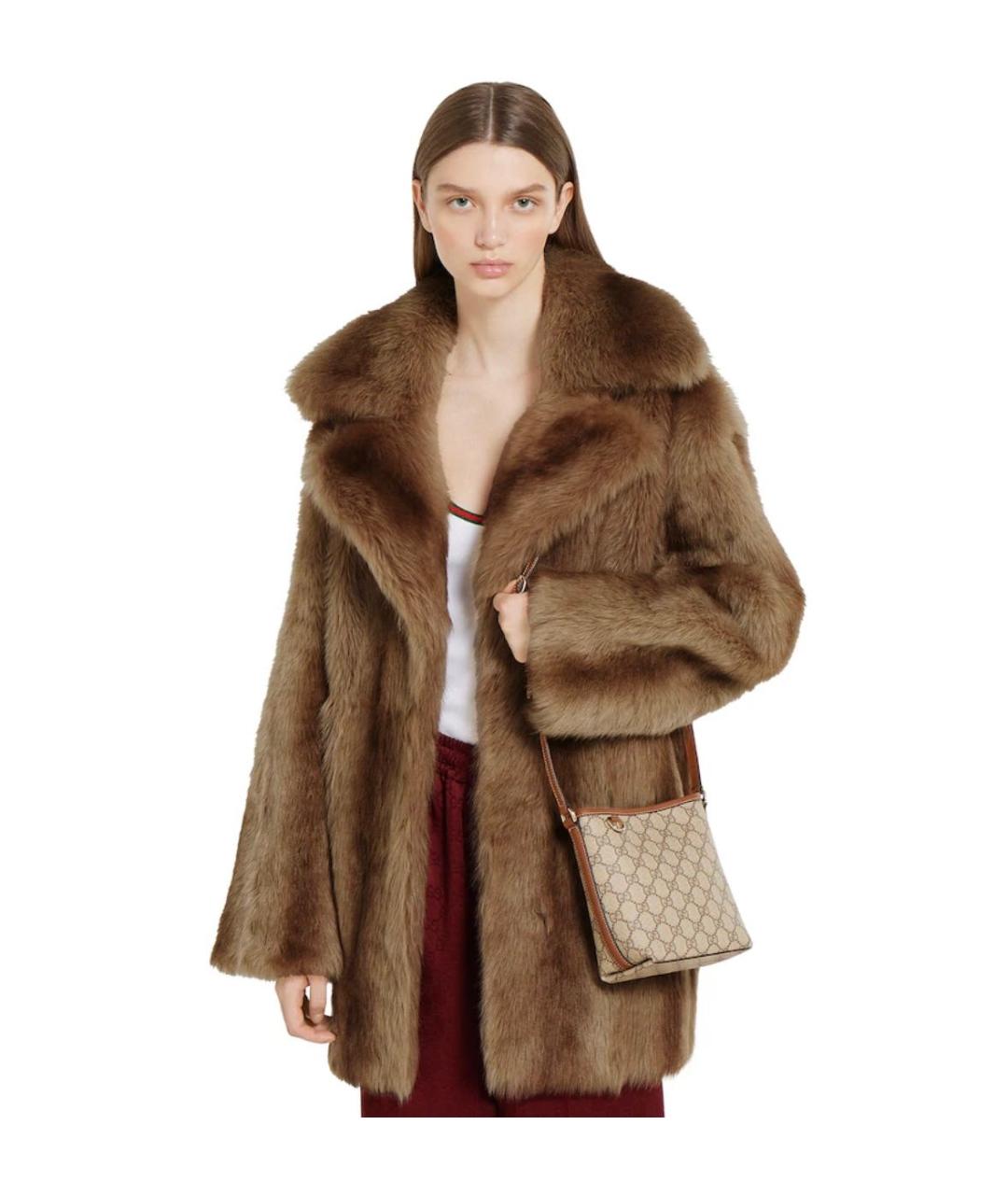 GUCCI Коричневая сумка через плечо, фото 4